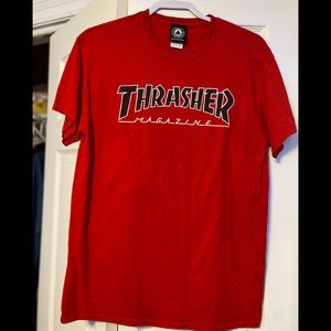 2/$25 Red Thrasher Zumiez T shirt